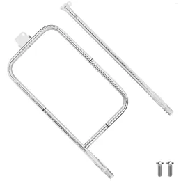 Tools 65032 Grill Burner For Weber Q300/Q3000/Q320/Q3200 Gas Grills 304 Stainless Steel Tube Set Replacement 60036