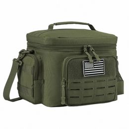 tactical Lunch Box for Men Military Heavy Duty Lunch Bag Work Leakproof Insulated Durable Thermal Cooler Bag Meal Cam Picnic D1C6#