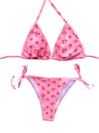 Mode-Bikini-Sets, Marken-Designer-Bikini-Badeanzug für Damen, LLVVV Damen-Sexy-Badebekleidung, rückenfrei, Sommer, Strand, Badeanzüge, Bademode, trendiger Badeanzug im Sling-Stil