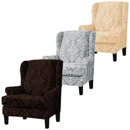 Chair Covers Wingback Cover Armchair Sofa Slipcover With Cushion Machine Washable