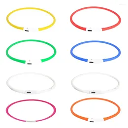 Dog Collars LED Collar Necklace Safety Flashing Light Up Pets Supplies