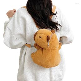 School Bags Plush Backpack Kawaii Animal Fashion Plushie Doll Fur Bag Children's Crossbody Mini Backpacks Gifts For Girlfriend