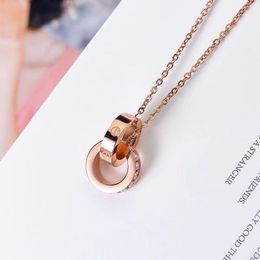 Luxury Jewellery Necklace Designer Chain Couples Day Couple Silver Pendant Necklace Crystal Jewellery Womens High Quality Wedding Engagement Party Necklace Easter