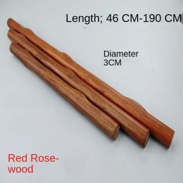 Arts Red Pear Long Stick Tai Chi Whip Rod Philippine Magic Wand Car Self Defense Weapon Red Wood Wood Stick Martial Arts Short Stick