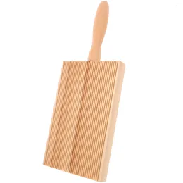 Baking Tools Spaghetti Noodle Rubbing Board Bread Making Homemade Pasta Maker Wood Gnocchi