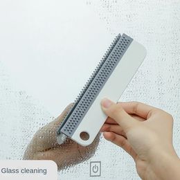 Scraper Glass Cleaning Tools Cleaning Good Helper 16x4cm Soft Car Mirror Cleaner Flat Rubber Strip Tpr Window Cleaning Brush