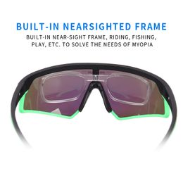 PHMAX Ultralight Cycling Glasses Polarised 5 Lens Outdoor Sports MTB Bike Glasses Men&Women Cycling Sunglasses Goggles Eyewear