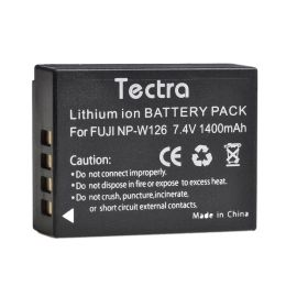 Tectra 1400mAh NP-W126 NP W126 NP-W126S Battery for Fuji XT20 XT3 XPro1 Pro2 X-Pro1 X-T1 XT1 HS30EXR HS33EXR X PRO1 XE2 XA1 XA2