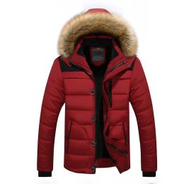 men Thicken Warm Parka Fit -20 'C Brand Winter Jacket Men Plus size 5XL 6XL Parkas male Coats Fur Hooded Parkas hombre invierno