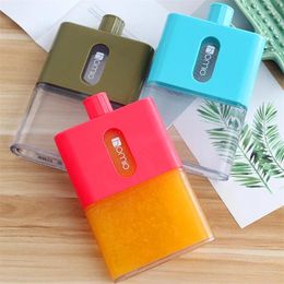 Water Bottles A5 Bottle Outdoor Sports Cup Paper Sheet Portable Men's And Women's Korean Creative Trend Student Square Flat