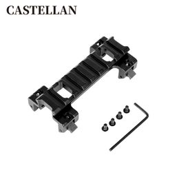 Exciting MP5 rail bar rear extension short bracket rail CNC aluminum alloy 20mm rail MP5 rail base