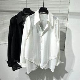 Men's Casual Shirts AZ0429 Fashion 2024 Runway Luxury European Design Party Style