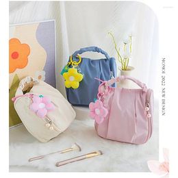 Storage Bags Cloud Cosmetic Bag Hanging Hook For Makeup Large Travel Organizers Soft Toiletries Portable Women's