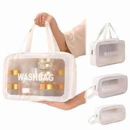 new Bathroom Organizer Clear Toiletry Bag Waterproof Travel Make Up Bags Storage Portable Transparent Women Girl Cosmetic Bag 85rp#