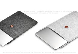 Woollen Felt Laptop Bag 11,12,13.3,15.4 Inch Sleeve Case For MacBook Air Pro Notebook Computer PC Xiaomi Dell For ipad 9.7 Tablet