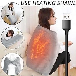 Blankets Electric Blanket Heated Cordless USB 3 Heating Level & Auto Off Function 5V/2A Safety Voltage Shawl Throw For Travel Home