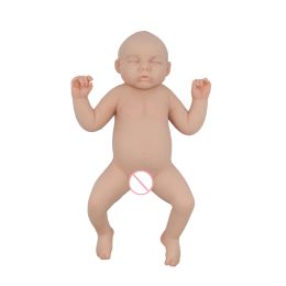 CUAIBB 10Inch 27CM Full Body Silicone Waterproof Reborn Doll Lifelike Newborn Baby Girl Doll Soft Silicone Toys Birthday Gift