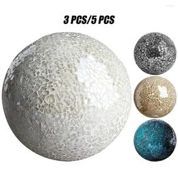 Decorative Figurines Mosaic Ball Balls 8cm Set For Decorations