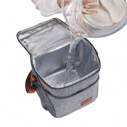 10l Heat preservati Refrigerati Bag Waterproof Foil Picnic Office Student Portable Thermal Cam Lunch Bag Dinner Ice Box 24pL#