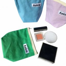 mini Portable Sanitary Napkin Pads Lipstick Makeup Pouch Bags New Solid Colour Canvas Cosmetic Bag Women Clutch Make Up Bag B9Xt#