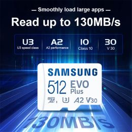 SAMSUNG EVO PLUS Ultimate Pro 256GB A2 U3 4K Micro SD 128GB Micro SD Card SD/TF Flash Card U1 A1 64GB 512GB Memory Cards microSD