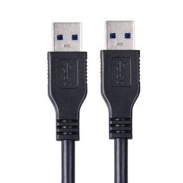 2024 NEW USB3.0 Data Cable High-speed Usb3.0 Male-to-male Cable A-A Dual-head Mobile Hard Drive Cable 1 Metre Suitable Digital Cameras- for