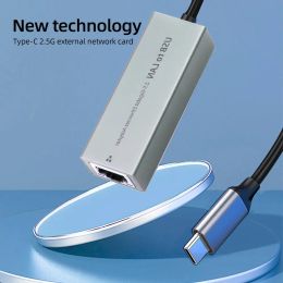 2500Mbps Ethernet Adapter 2.5 Gigabit USB3.0 Type C to RJ45 Lan Card Wired wifi Dongle Network Card for Laptop Xiaomi Mi Box PC