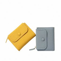 small Pu Leather Women Wallet Mini Lady Coin Purse Pocket Female Wallet Girl Purse Brand Designer Wallet Purses for Women 76Tm#