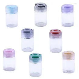 Storage Bottles 5ML Sweet Candy Colour Lid Empty Bottle Sealed Sterile Serum Clear Glass Vials Wi