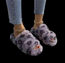 2021 Winter Indoor Slippers House Full ry Soft y Plush Platform Flats Heel Non Slip Luxury Designer Shoes Casual Ladies2897933