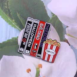 halloween horror movie film quotes badge Cute Anime Movies Games Hard Enamel Pins Collect Cartoon Brooch Backpack Hat Bag Collar Lapel Badges S600029