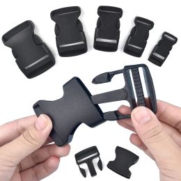 5pcs Plastic Quick Side Release Buckles Clasps Clips Dual Adjustable Security Double Lock Buckle Strap Dog Collar 15/20/25/32mm