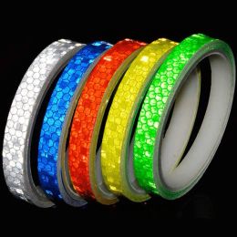 Reflective Tapes 7 Colors Safety Reflectors Warning Stickers Waterproof Outdoor Bicycle Rim Reflector Tape for Bike Motorcycle