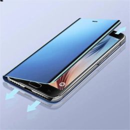 Luxury Smart Mirror Flip Case For Samsung Galaxy A32 A52 A72 5G A02s A12 A02 A82 M62 F62 M12 Stand Phone Cover Coque Fundas