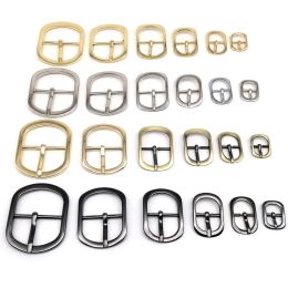 Metal Inside Wide 13/15/20/25/32/38mm Adjust Roller Pin Buckle Snap Oval O Ring For Leather Bag Handbag Shoe Shoulder Strap Belt