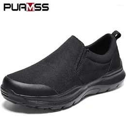 Casual Shoes Men Canvas Autumn Classic Loafers Sneakers Breathable Mens Slip-on Walking Flats Plus Size 39-47
