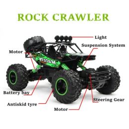 AUTERCO 4WD RC Car 1:12 37CM / 1:16 28CM Remote Control Trucks 2.4G Radio Control Off-Road 4x4 Vehicle Children Toys for Kids