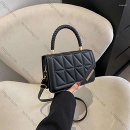 Akşam çantaları moda 2023 trend omuz çantası ekose pu deri bayanlar çanta tasarımcısı crossbody için kadınlar lüks