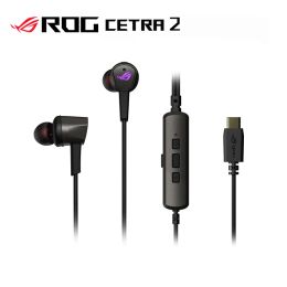 Headphones ASUS ROG Cetra II RGB Earphone For Rog Phone 5/3/2 TypeC Gaming Headset ANC Active Noise Reduction Surround 7.1 Sound Effect