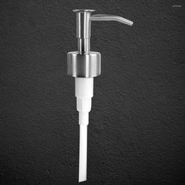 Liquid Soap Dispenser Pump Head 304 Stainless Steel Lotion Bottle Press Electroplating Brushed Nozzle