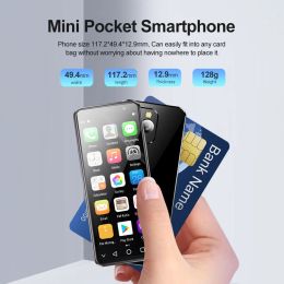 SERVO Mini Android Smartphone 4G Global Language 2 Nano SIM 4GB+128GB Memory Power Bank Face Unlock OTG Transfer Smart Telephone