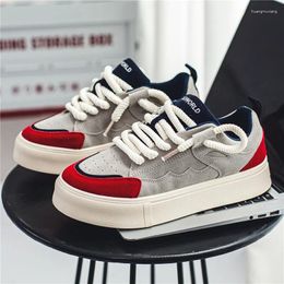 Casual Shoes Spring Autumn Simple Men's Light Low Cut Soild Sneakers Wearable Breathable Trend All Match Sports