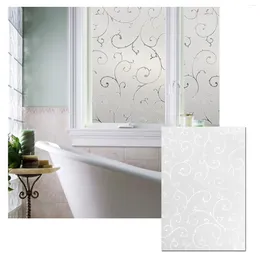 Window Stickers Film Glass Flower For Home Bathroom Bedroom Office