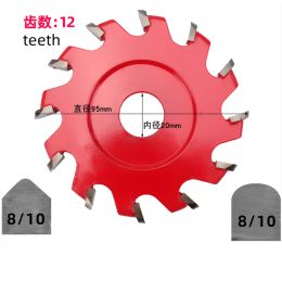 90 Degree Aluminum Plate U /V Shaped 95mm Circular Saw Blade Round Cutter Disc Universal Woodworking Slotting Tool