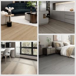 3d Retro Wood Grain Wallpaper, Peel And Stick Flooring Waterproof Floor Tiles, Removable Sticker, 1Roll 118'' X 15.7''