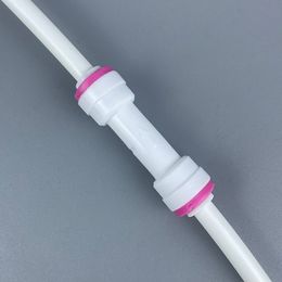 Reverse Osmosis Quick Coupling 1/4" Tee Y Connector 2 Way Equal Elbow Straight Check Valve RO Water Filter Plastic Pipe Fittings