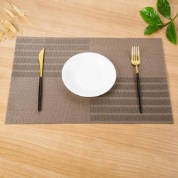 Table Mats Stylish Accessories Heat Resistant Non-slip Placemat Set For Home Kitchen Dining Protection Easy To Clean Dish