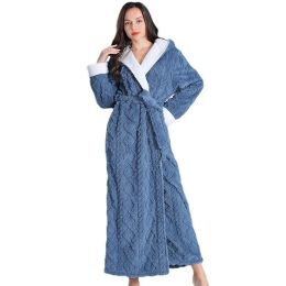 Pyjamas Flannel Onesies Women Autumn Winter Sleep Men Couple Thick Cardigan Velvet Lounge Flannel Sleepwear Pyjamas Homewear