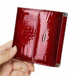 westal Women's Leather Wallet with Coin Pocket Red Card Holders Mey Bag Coin Purse Female 35W8#