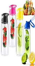 Portable Camping Sports Lemon Juice Fruit Infusing Infuser Water Bottle 800ML16887132